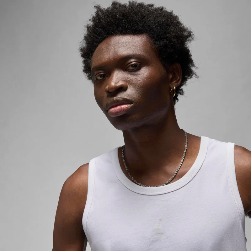 Jordan White Men's Flight Essentials Tank Top for Men | Best Price UAE