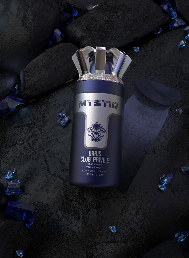 MYSTIQ ORRIS CLUB PRIVEE 250ML BODY PERFUME SPRAY - Image 2