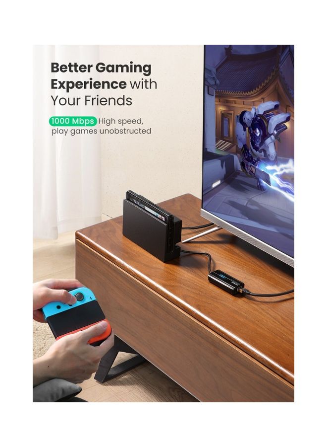 Ugreen USB 3.0 Hub Ethernet Adapter Splitter Gigabit Network Converter RJ45 Lan Compatible with MacBook Air iMac Pro Surface Pro Chromebook Switch Console - Image 3