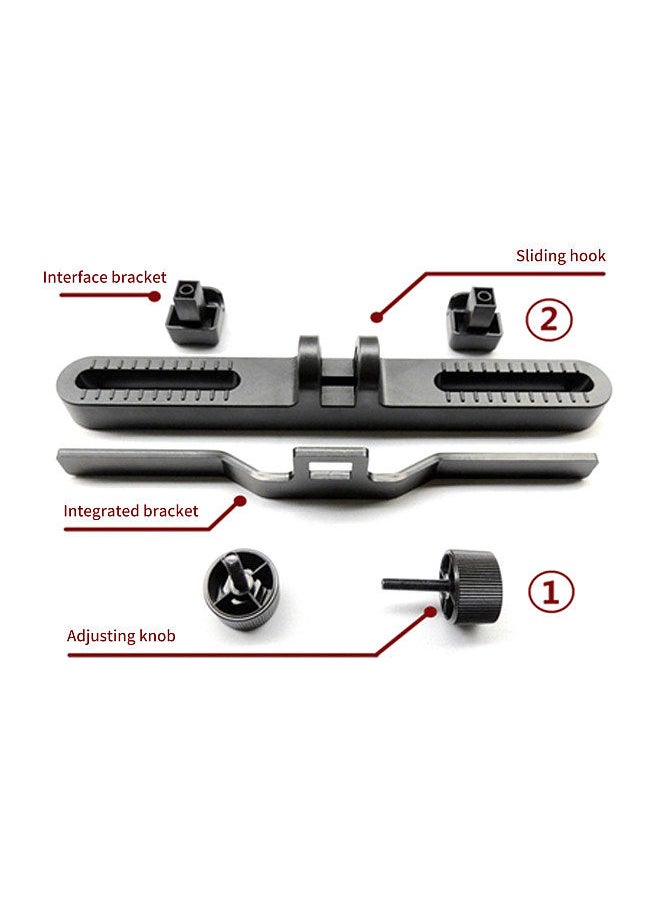 Generic - Universal Car Child Seat Restraint Anchor Mounting Kit Replacement for ISOFIX LATCH headrest interface bracket - Image 1