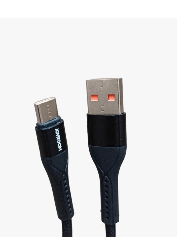 JOYROOM S1030M12 3A Fast Charging Cable, Black  - Image 3