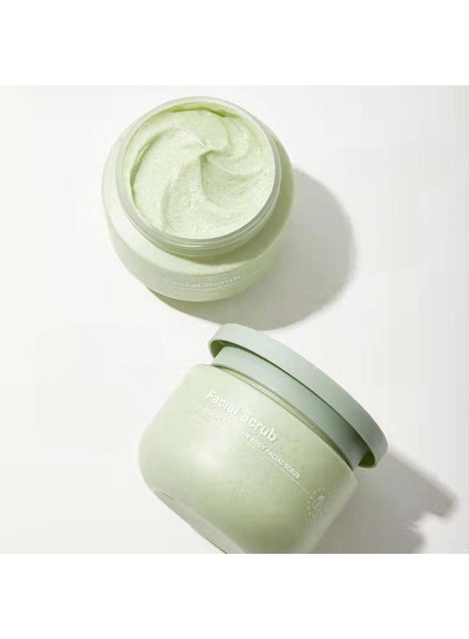 Generic 250g Women Girls Gentle Exfoliating Scrub Cream Deep Cleansing Hydrating Moisturizing Smooths Skin Brightens Tone Hand Foot Body Care Tool 
