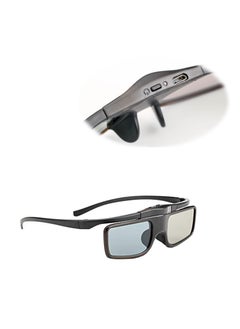 Rechargeable Active Shutter RF 3D Glasses, DELFINO RF 3D Glasses for Sony Epson Toshiba Sharp, Compatible with TDG-BT500A, SSG-5100GB, AN3DG40