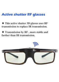 KASTWAVE Rechargeable Active Shutter RF 3D Glasses, DELFINO RF 3D Glasses for Sony Epson Toshiba Sharp, Compatible with TDG-BT500A, SSG-5100GB, AN3DG40  - Image 3