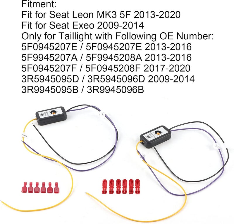 mic Turn A Harness, LED Tail s 10 Delay s with PBTFEP l, Compatible for ing MK3 5F 2013 2020, - Image 3