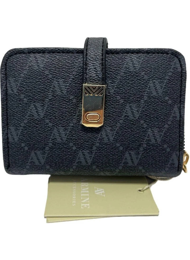 ARMINE C01 Women's Wallet Black Dotted