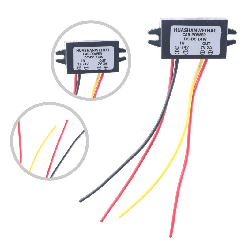Voltage Regulator 3A Converts 12V 24V to 7V for Truck Boat Outdoor Power Supply - Image 3
