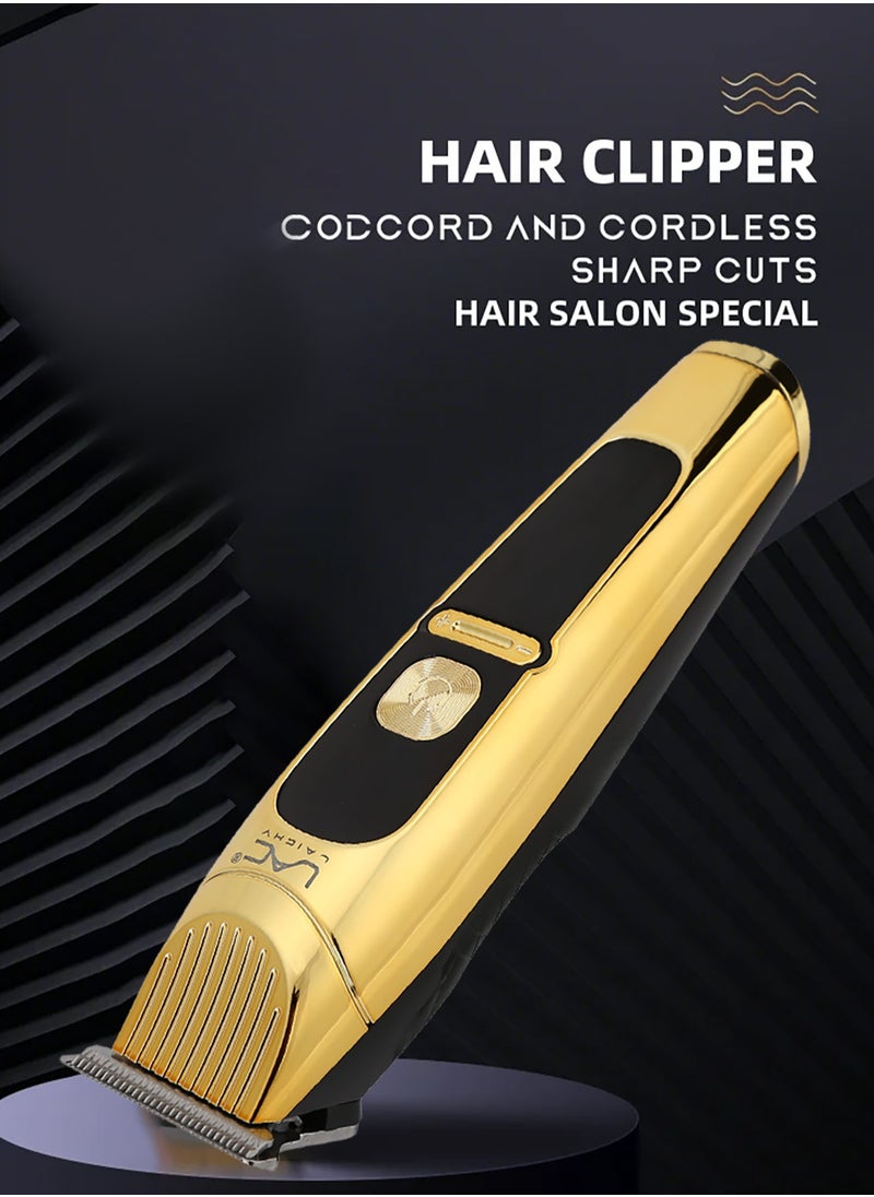 LAC LAICHY - Hair Clippers for men Hair Trimmer Beard Trimmer for Men Razor Kit - Rechargeable USB Professional Cordless Hair Clippers for Men with LED Display for Barber - Image 1