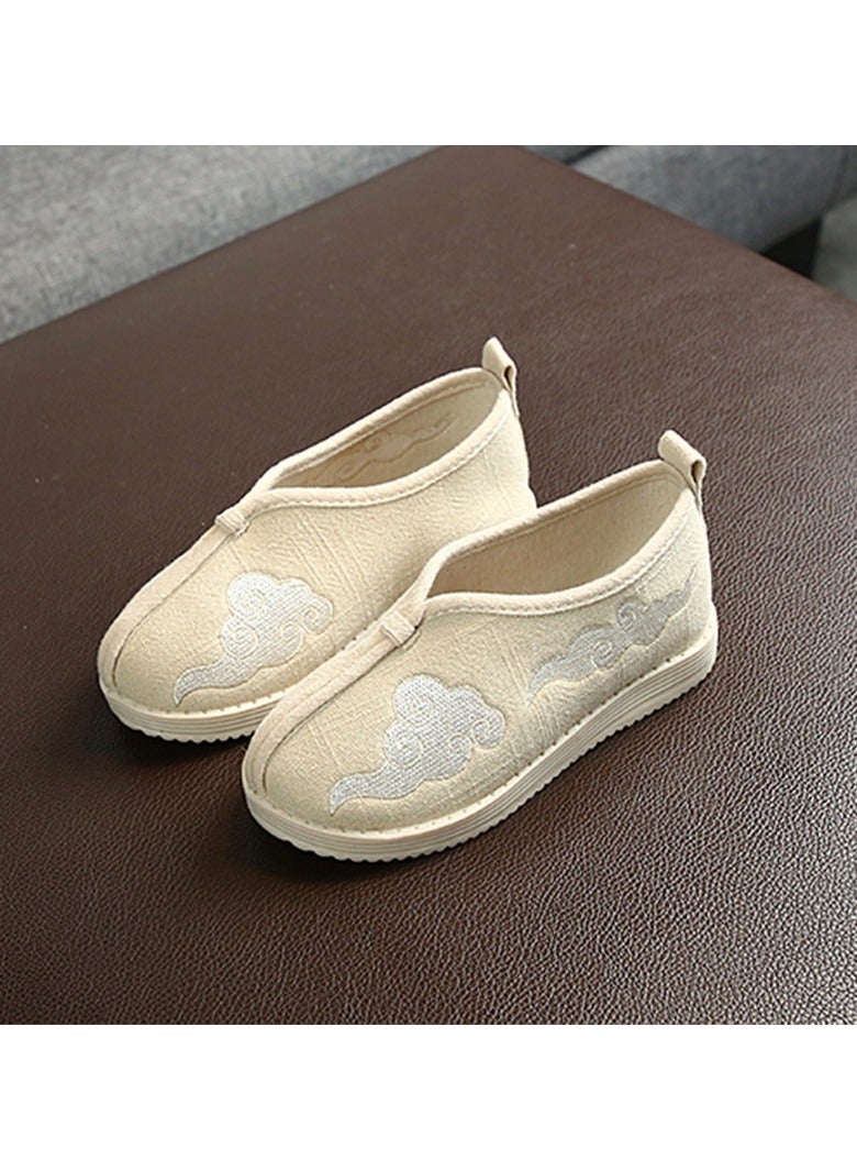 general أحذية هانفو الصينية التقليدية للأطفال - أحذية قماشية مزخرفة بالثقافة مع سحر ثقافي (مثالية لهانفو/كيباؤ/العروض)