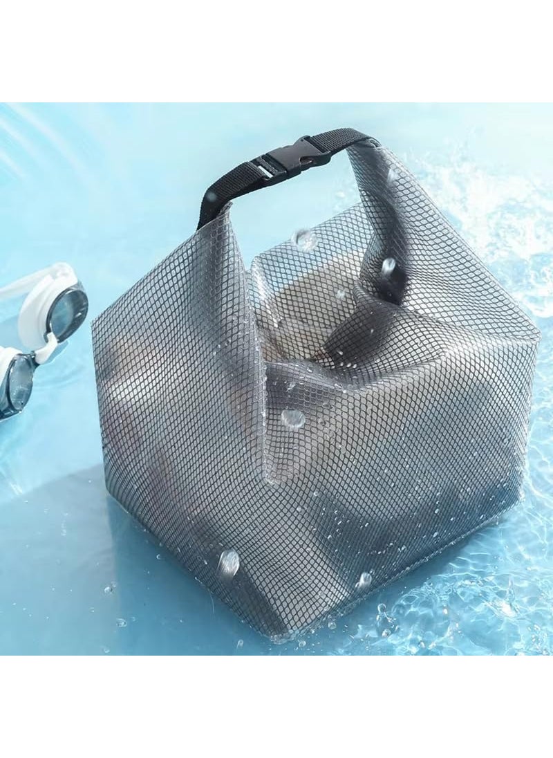 Prostuff.in Prostuffin Portable Large Capacity Waterproof Storage Cosmetic Bag with Clip Easy to Carry Does Not Take Up Space All You Need for Travel Durable EVA Portable for Fitness Travel 1 Pcs  - Image 3