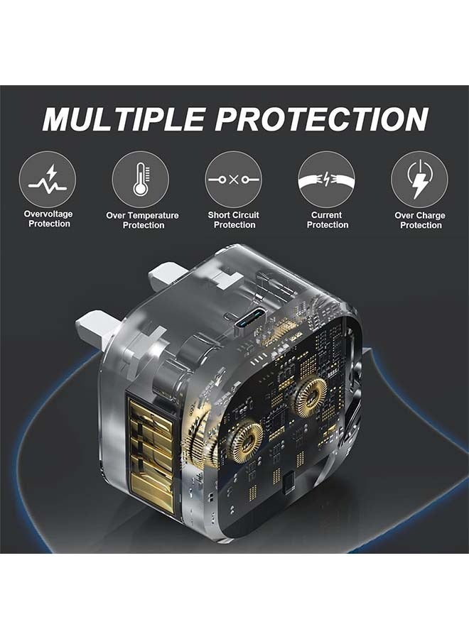 general iPhone 35W USB C Fast Charging Power Adapter, Fast Charging Type C Wall Charger, Fast PD 35W Charger Plug  for iPhone 15/15 Pro/15 Pro Max/15 Plus/14 series/13/12/11series,iPad,Mac,AirPods White - Image 3