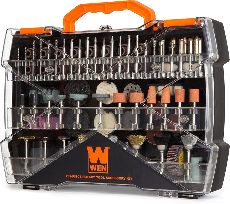 Wen 230282A 282-Piece Rotary Tool Accessory Kit with Carrying Case - Image 1