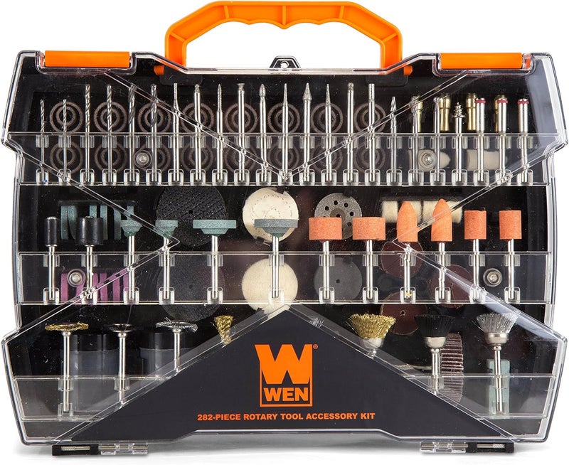 Wen 230282A 282-Piece Rotary Tool Accessory Kit with Carrying Case - Image 5