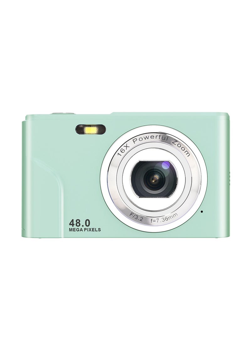 Generic Mini Digital Camera Ultra HD 2.4 Inch LCD 48 MP Rechargeable Digital Video Camera Pocket Vlogging Camera Kids Cameras with 16X Digital Zoom for Beginner Photography. 