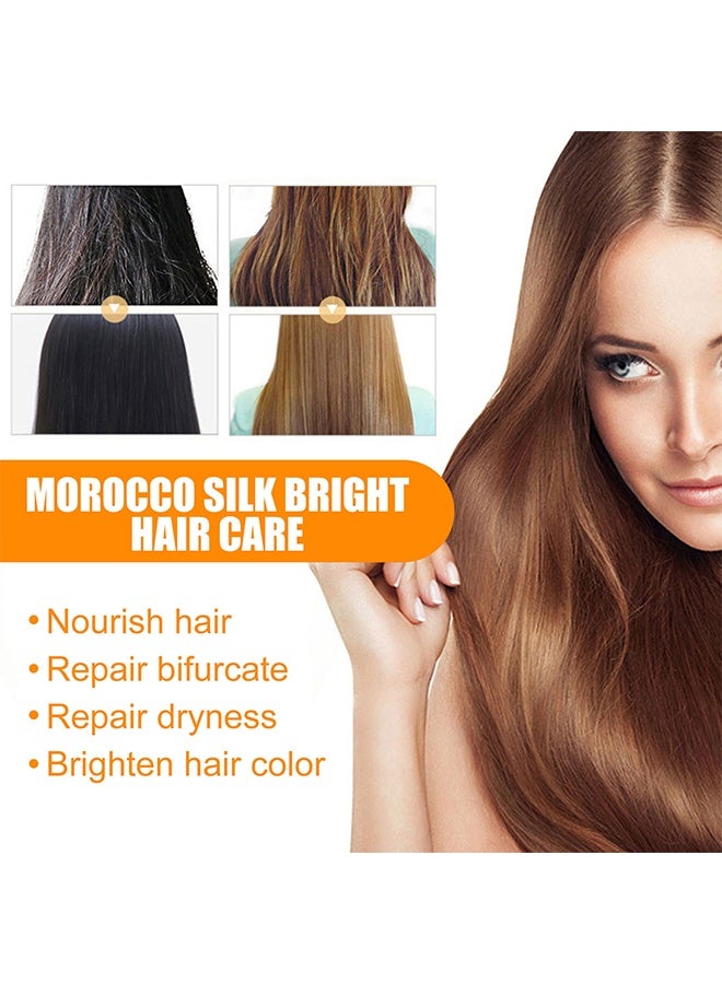 إيلهو المغرب Silk Bright Hair Care Essential Oil - سيروم الشعر الناعم والمضاد للتجعد ، مصل الشعر المضاد للتجعد ، زيت المغرب ، سيروم خال من التجعد ، تنعيم طبيعي للعناية بالشعر ، زيت أساسي للعناية بالشعر يقلل من الشعر الجاف والمجعد والتموج والتالف - Image 5