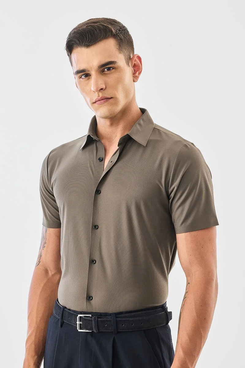 SNITCH Slim Fit Stretch Technical Shirt