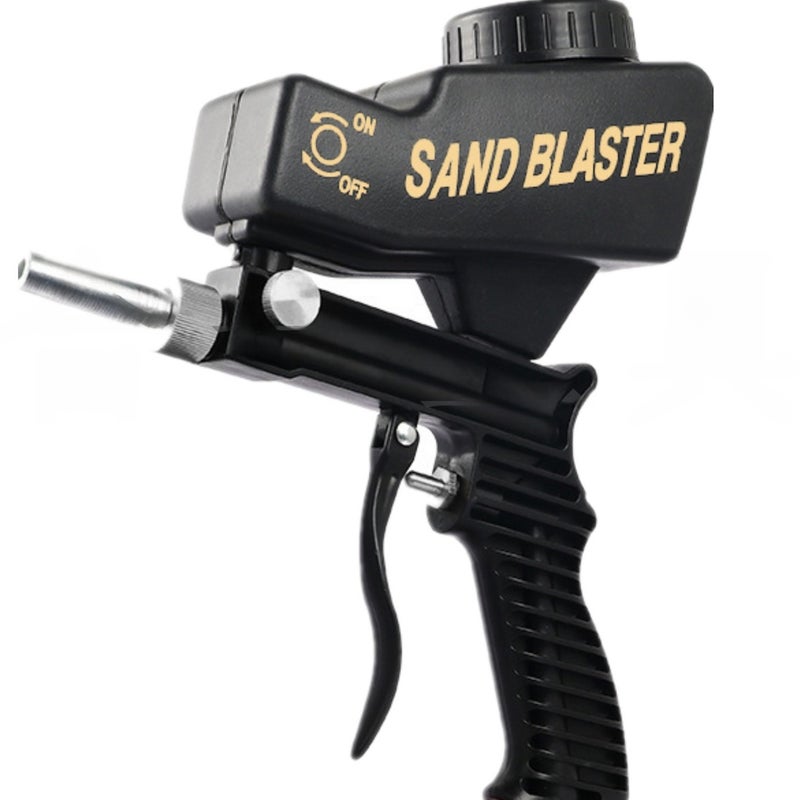 Pneumatic blasting gun portable pneumatic sandblasting gun for rust removing oil and impurities(4Piece Red) - Image 5