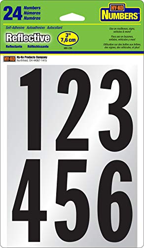 Hy-Ko Packaged Numbers & Letters, DIY Address Number Stickers for Deliveries and Navigation, Self-Adhesive House Decals for Siding, Door, Mailboxes - Image 5