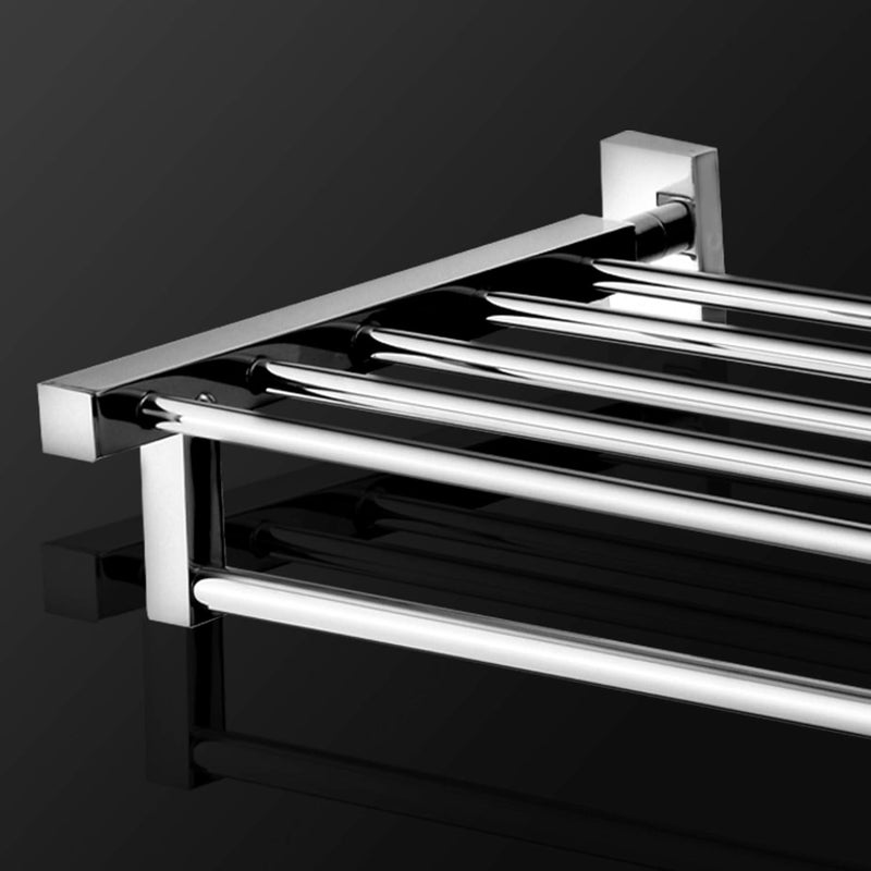 Alton ALTON Chrome Finish Brass Chrome Towel Rack (24-Inch) - Image 3