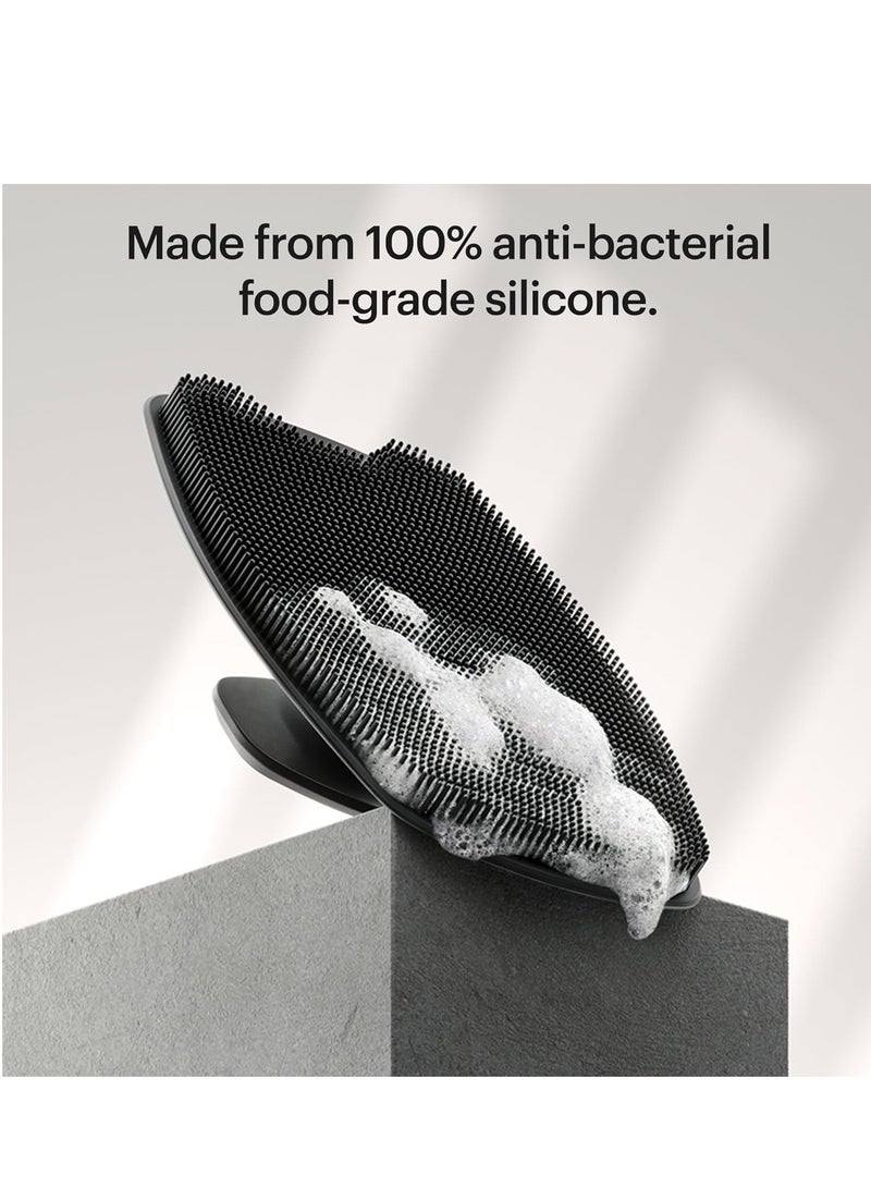 manscaped Premium Silicone Scrubber for Nourishing, Cleaning & Exfoliating Your Skin - Lather Boosting Bristles with Ergonomic No-Slip Handle, Long-Lasting & Easy to Clean (2-Pack) - Image 2