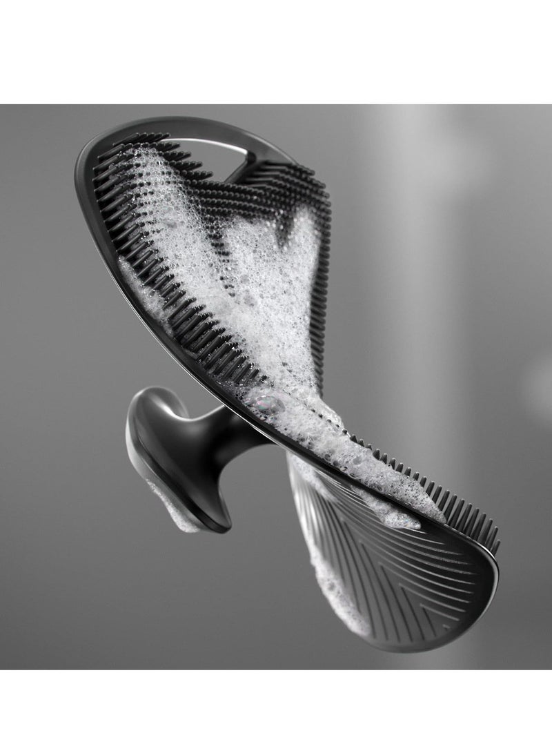 manscaped Premium Silicone Scrubber for Nourishing, Cleaning & Exfoliating Your Skin - Lather Boosting Bristles with Ergonomic No-Slip Handle, Long-Lasting & Easy to Clean (2-Pack) - Image 3