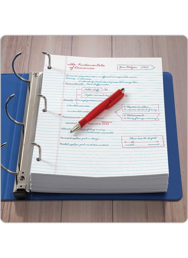 Oxford Oxford Filler Paper, 8 x 10-1/2 Inch Wide Ruled Paper, 3 Hole Punch, Loose Leaf Notebook Paper for 3 Ring Binders, 500 sheets (62330), white  - Image 5