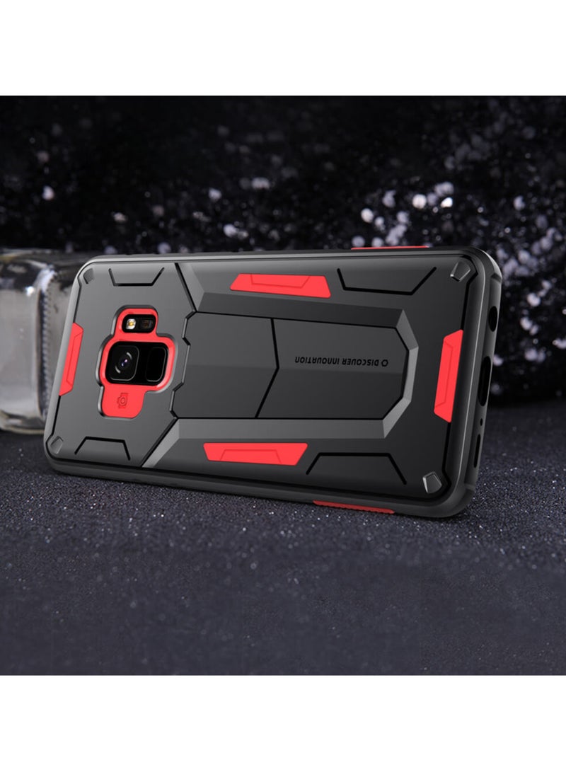 Nillkin Defender 2 Series Armor border bumper case for Samsung Galaxy S9 - Black Red