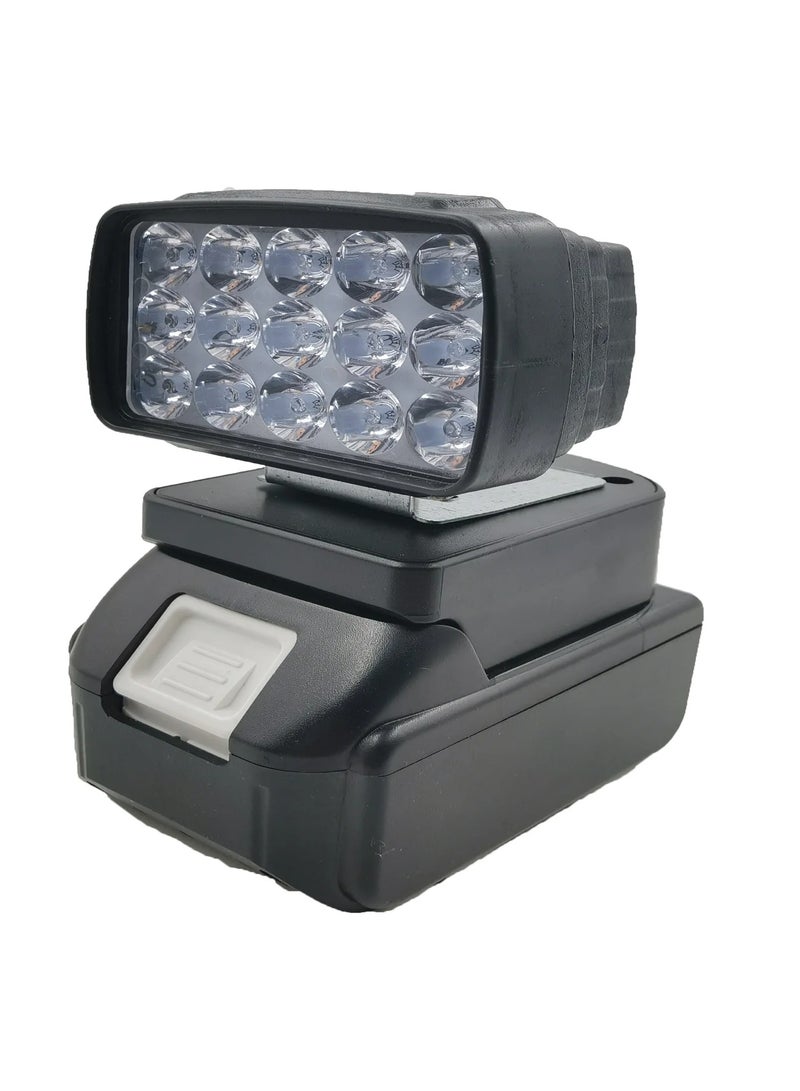 AROAQ Work Lights for Makita 18V Li-ion Battery: Portable 15 LED Lamps with USB Charger Switch Heavy Duty Outdoor Work Light (Batter not included) - Image 4