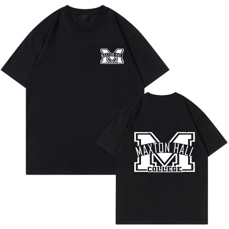 Maxton Hall The World Between Us T Shirt Men Harajuku Vintage - Image 3