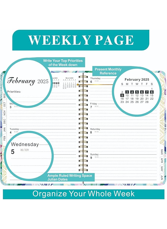erorex 2025 Planner Planner Notepad Weekly And Monthly Notepad Habit Tracker Academic Planner Notebook Daily Work Planner College Study Supplies Improving Your Time Management Skill B16  - Image 4