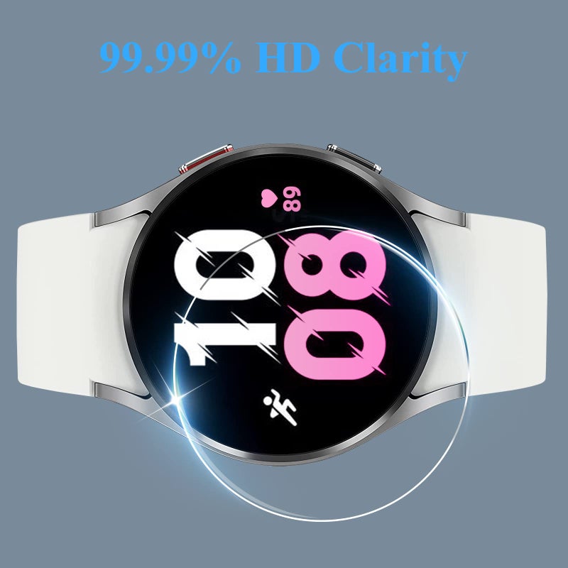 YMHML 4 Pack for Samsung Galaxy Watch 7 40mm /Watch 6 40mm /Watch 5 40mm Screen Protector Tempered Glass, YMHML Waterproof 9H Hardness Film for Galaxy Watch 7/6 / 5 Accessories - Image 3