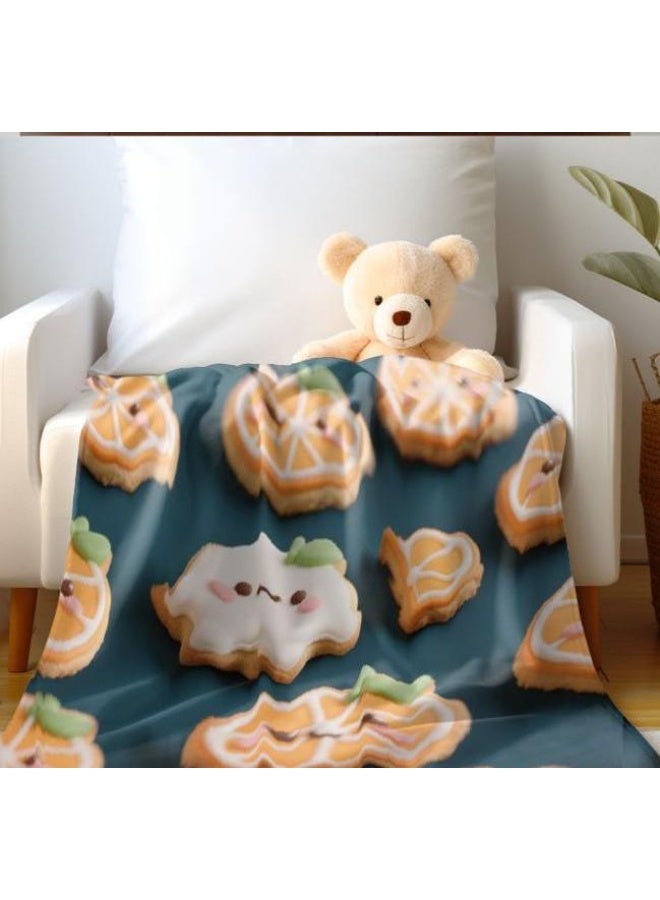 عام بطانية رقيقة من الفانيلا الكرتونية للأطفال والرضع (دافئة ومريحة، ومناسبة للنوم والألعاب) 70 سم * 100 سم - Image 3