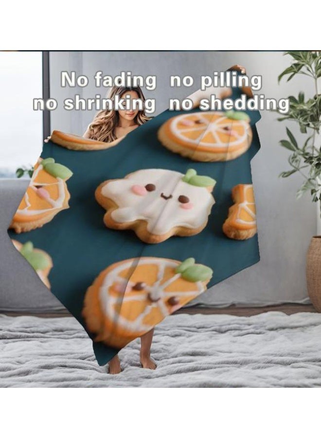 عام بطانية رقيقة من الفانيلا الكرتونية للأطفال والرضع (دافئة ومريحة، ومناسبة للنوم والألعاب) 70 سم * 100 سم - Image 1