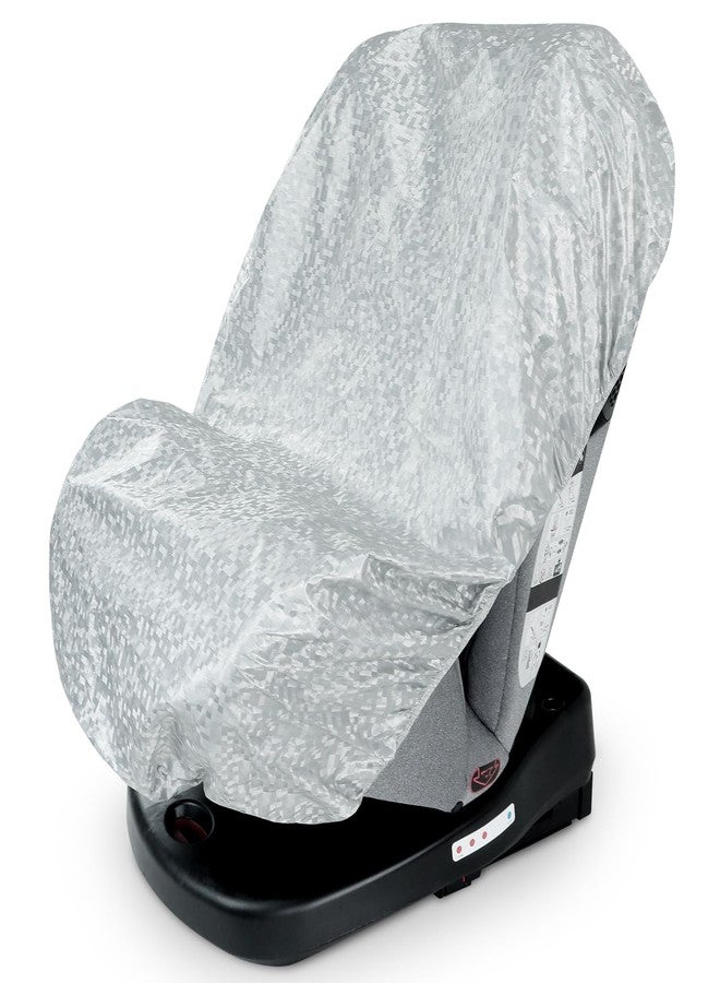 nomiou Baby Car Seat Sun Shade Cover - Keep Baby's Carseat Cooler Foldable PET Aluminium Cover for UV Protection, Dust - Image 1