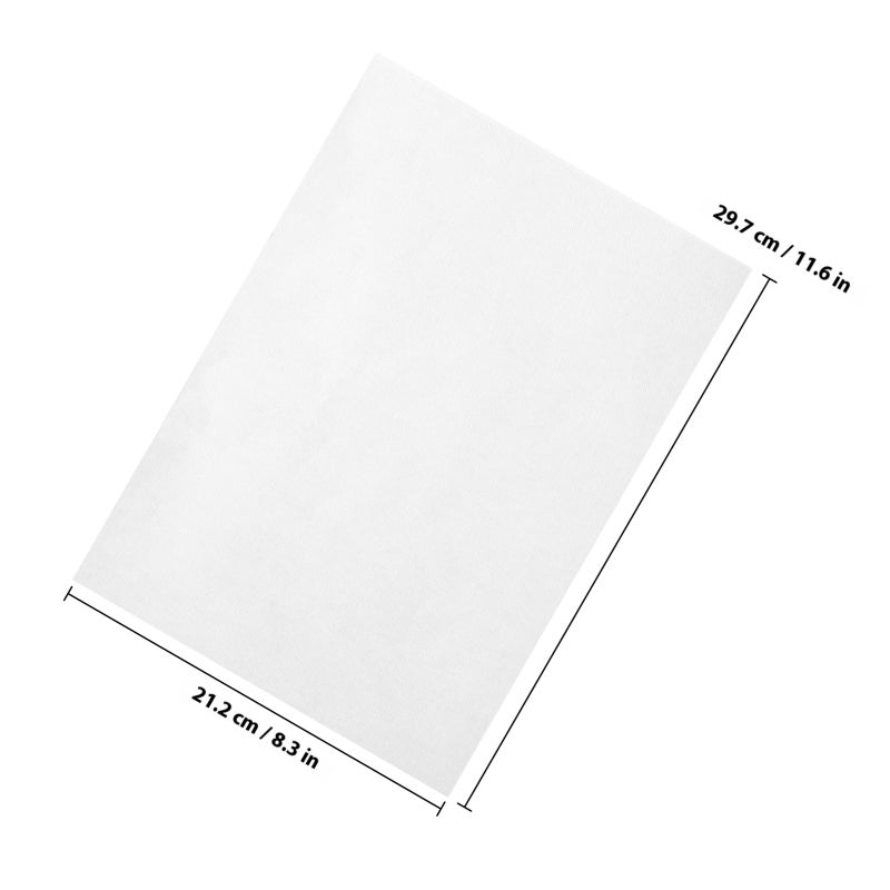 8 Sheets Wash Embroidery Stabilizer Water Soluble Fabric Blank Machine Embroidery Paper For Sewing And Quilting Projects - Image 2