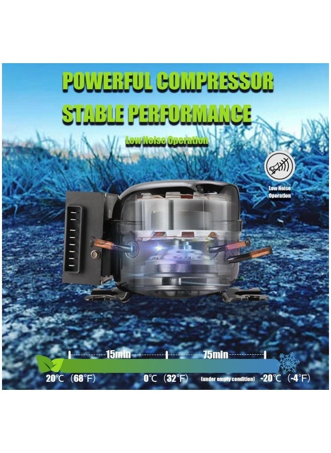 Alpicool - Alpicool T60 60L Car Fridge, Portable Car Refrigerator 12/24V, Fridge Small, Camping Accessories, for Camping, Road Trip, Picnic,-20°C Cooling Power! Keep Food Fresh, Enjoy Ice Drinks Anywhere - Image 1