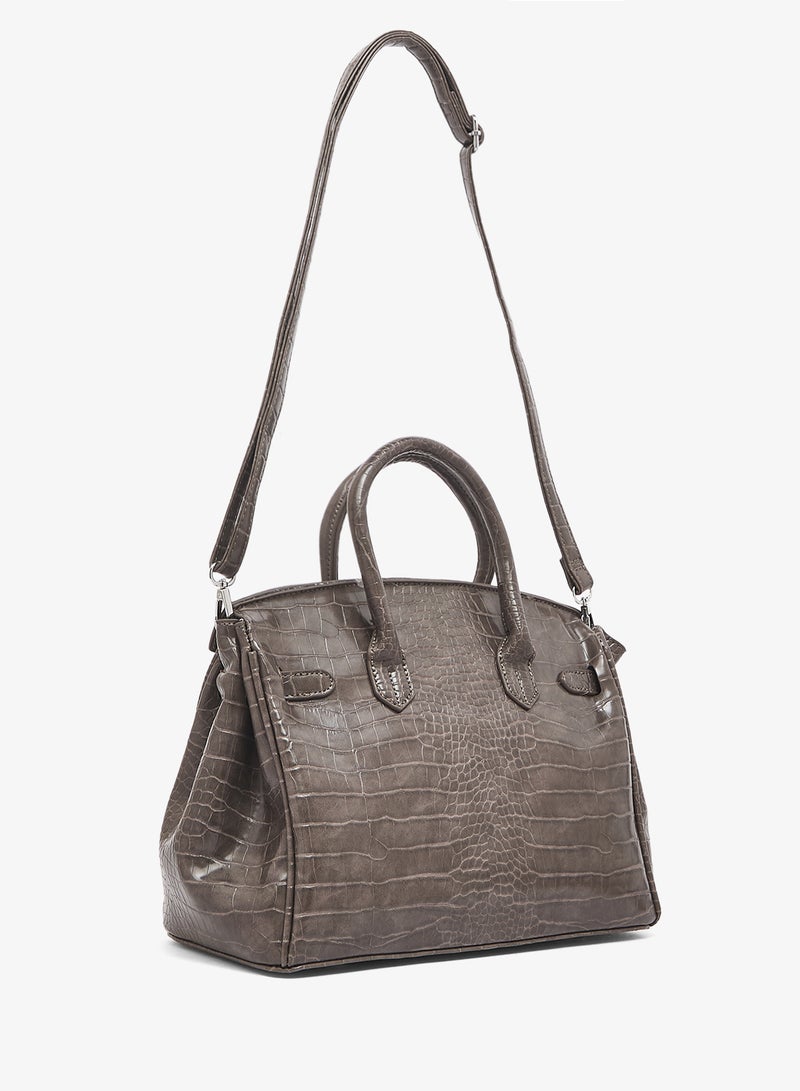 ELLA Classic Croc Large Handbag - Image 2