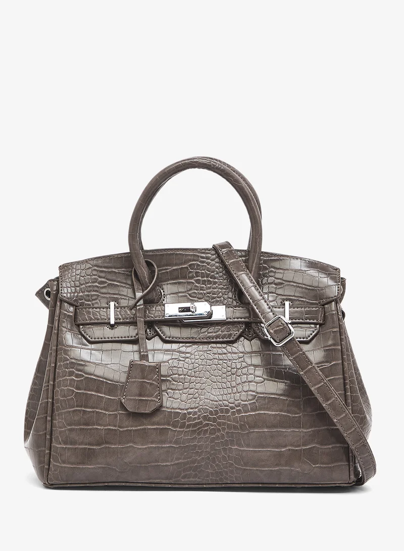 ELLA Classic Croc Large Handbag