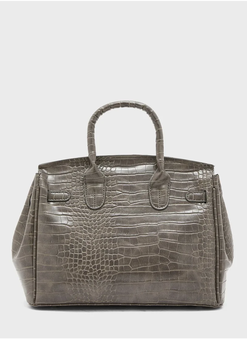 ELLA Classic Croc Large Handbag