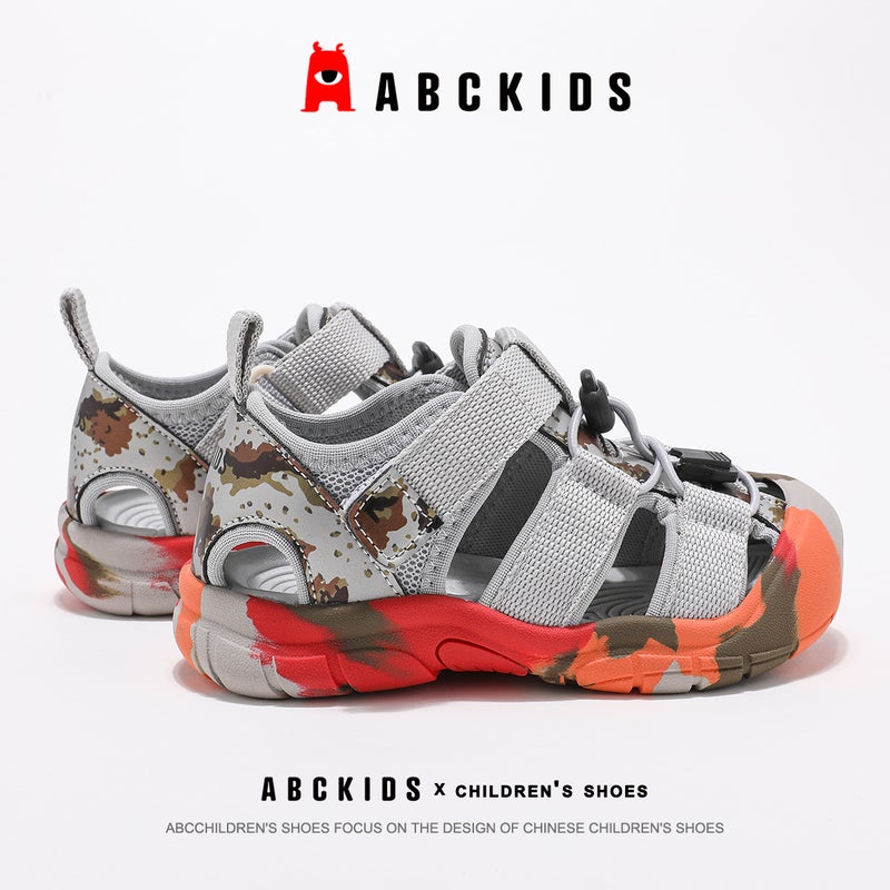 Abckids Kidsren'S Shoes Boys' Toe-Cap Sandals 2025 Kidsren'S Shoes Medium And Large Kidsren'S Non-Slip Beach Shoes - Image 5