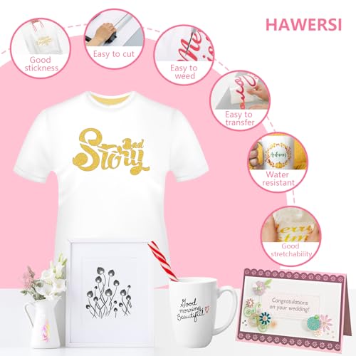 HAWERSI Starter Kit for Cricut Joy Xtra,116Pcs Accessories Bundle and Supplies for Cutting Machine,Beginner Craft Tool Set,Material Bundle with Weeding Tool,Paper Trimmer,Replacement Blade,Brayer Roller - Image 3