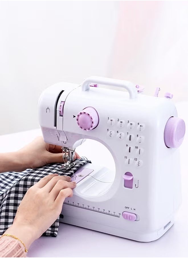 Electric Sewing Machine, 12-Needle Two-Way Household Portable Sewing Machine for Sewing Clothing, Overlocking, Buttonholes - pzsku/Z6033A23DCA8F34062A9AZ/45/_/1721642934/5352f928-4cc9-432c-821a-7b79c75c5459