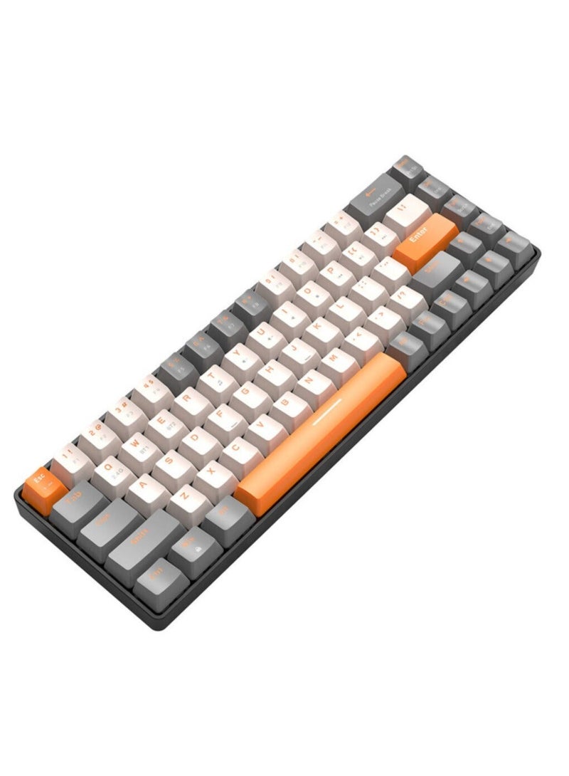 K68 Gaming Keyboard Dual-mode Gaming Keyboard Wireless Ergonomic for Computer PC - Image 3