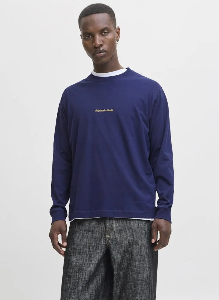 JACK & JONES Logo Crew Neck T-Shirt