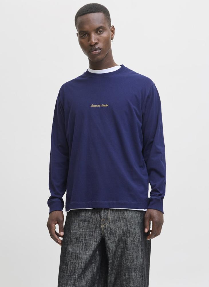 JACK & JONES Original Studio Long Sleeve Regular Fit T-Shirt - Image 1