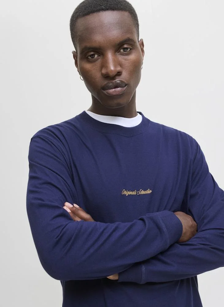 JACK & JONES Original Studio Long Sleeve Regular Fit T-Shirt
