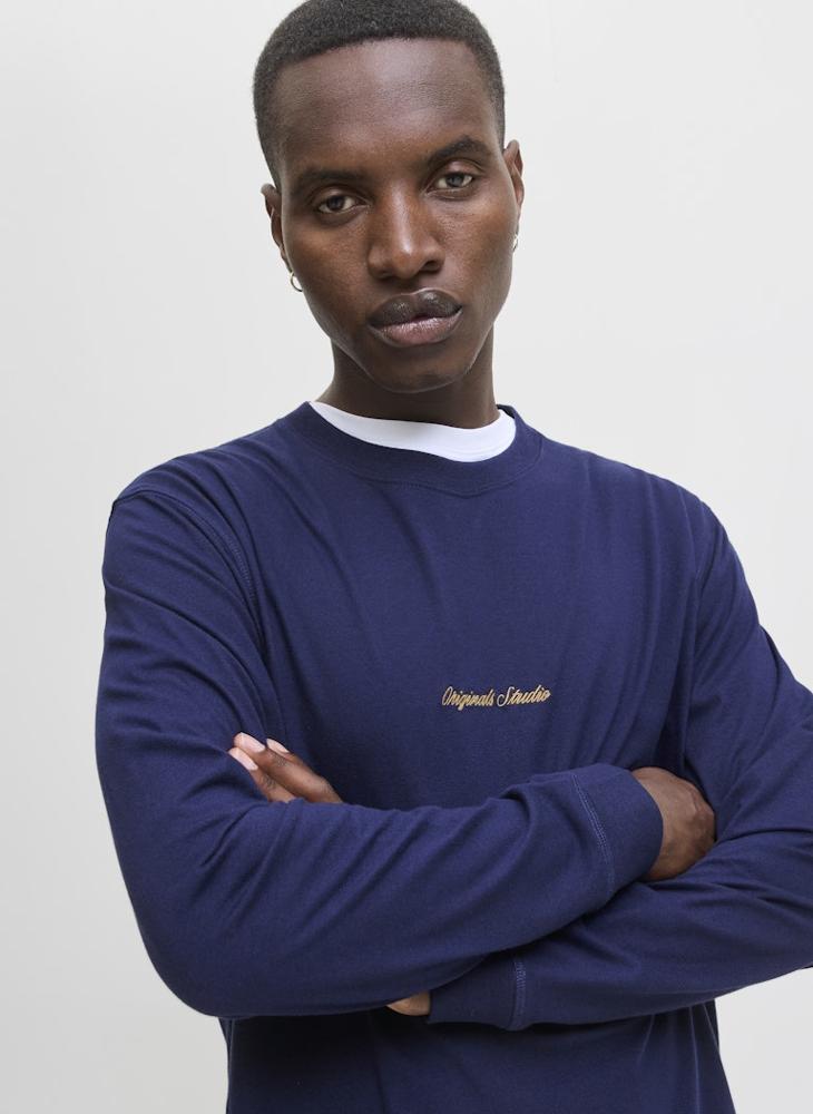 JACK & JONES Original Studio Long Sleeve Regular Fit T-Shirt - Image 5