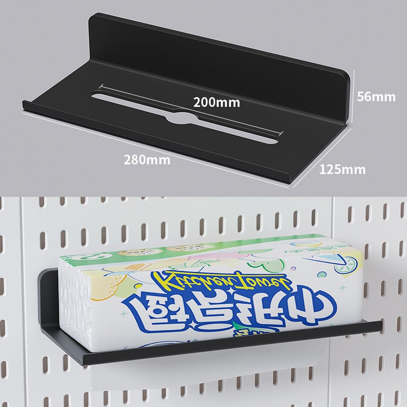 Wall-Mounted Plastic Storage Basket – Creative Punch-Free Hanging Organizer - Image 1