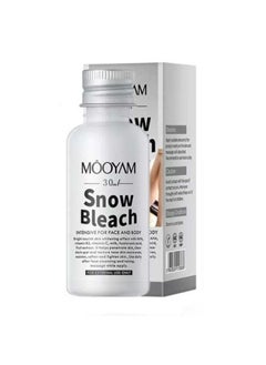 MOOYAM Snow Bleach Cream for Private Part Underarm Whitening Dark Spot Corrector Cream Face and Body Skin Lightening Bleaching Cream for Intimate Areas Brightening 30ml  - Image 2