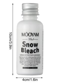 MOOYAM Snow Bleach Cream for Private Part Underarm Whitening Dark Spot Corrector Cream Face and Body Skin Lightening Bleaching Cream for Intimate Areas Brightening 30ml  - Image 5